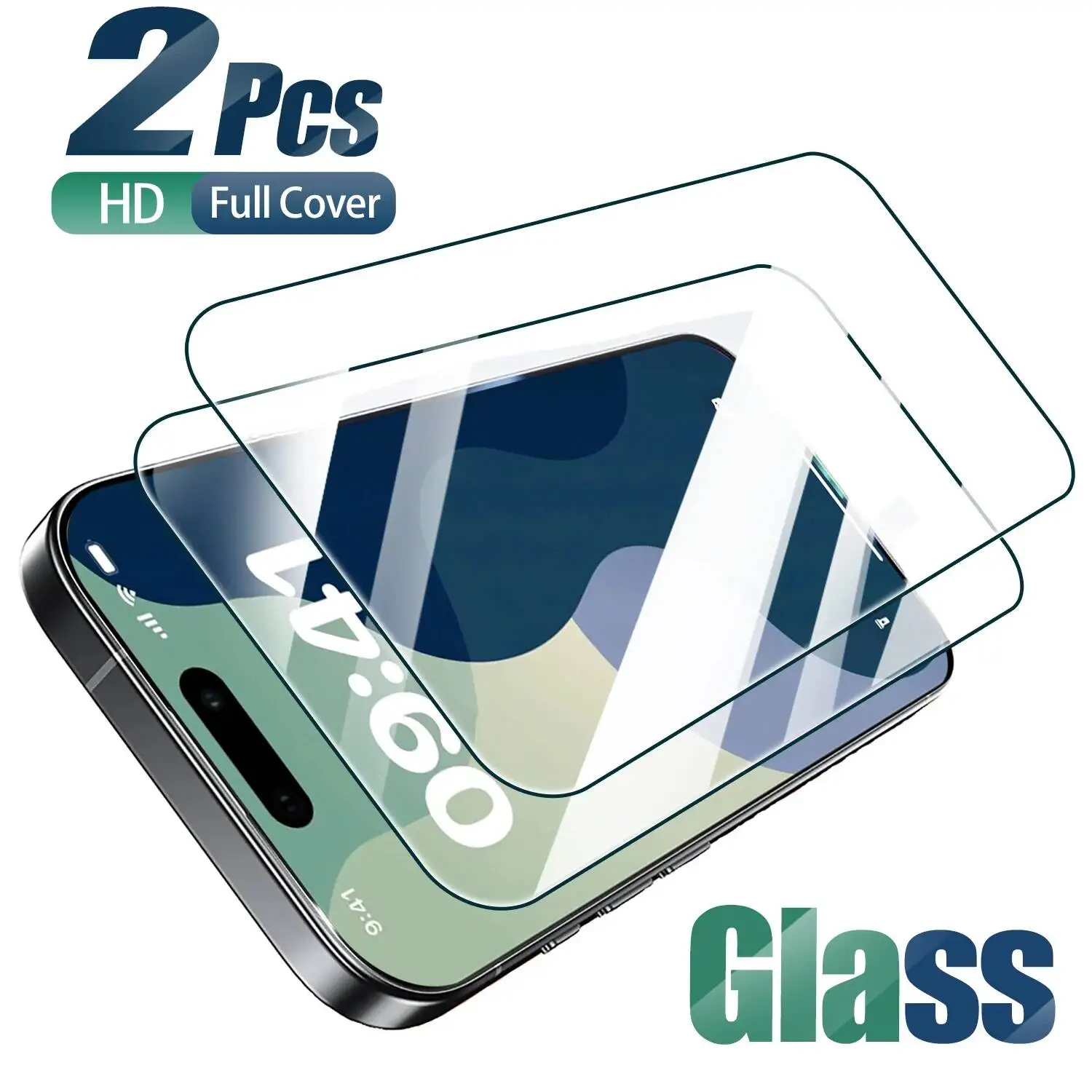 

2Pcs HD Screen Protector 16 Plus 15 14 11 Pro Max 13 12 Mini Tempered For Iphone 16E SE4 Glass