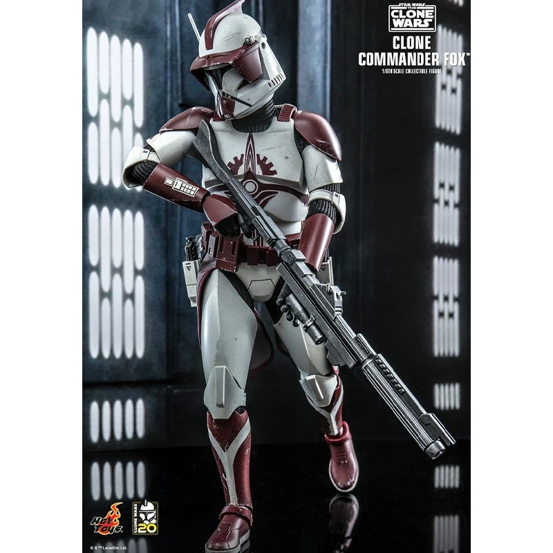 In Stock Original Hot Toys TMS103 Clone Commander Fox Star Wars:The Clone Wars Action Figures Collectible Model Ornament Gift