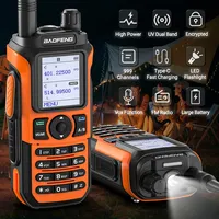 Baofeng UV-21 Pro 10W Walkie Talkie Long Range Portable Ham Radios Type-c Amateur Two-Way Radio UHF VHF For Hunting Hotel