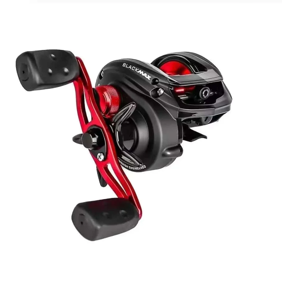 Abu Garcia BLACK MAX3 Baitcasting-Rolle mit 22 Gängen, magnetischer Bremse, 8 kg maximaler Bremskraft, Keramik-Schnurführung, Salzwasser-Angelrolle – Detail 10
