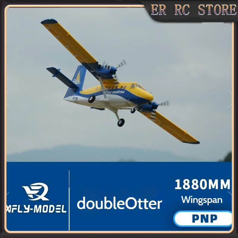

XFly Rc'S Новая серия с размахом крыльев 1,88 м Pnp Dhc-6 «Double Otter» с дистанционным управлением Космическая модель-амфибия Профессиональная модель самолета
