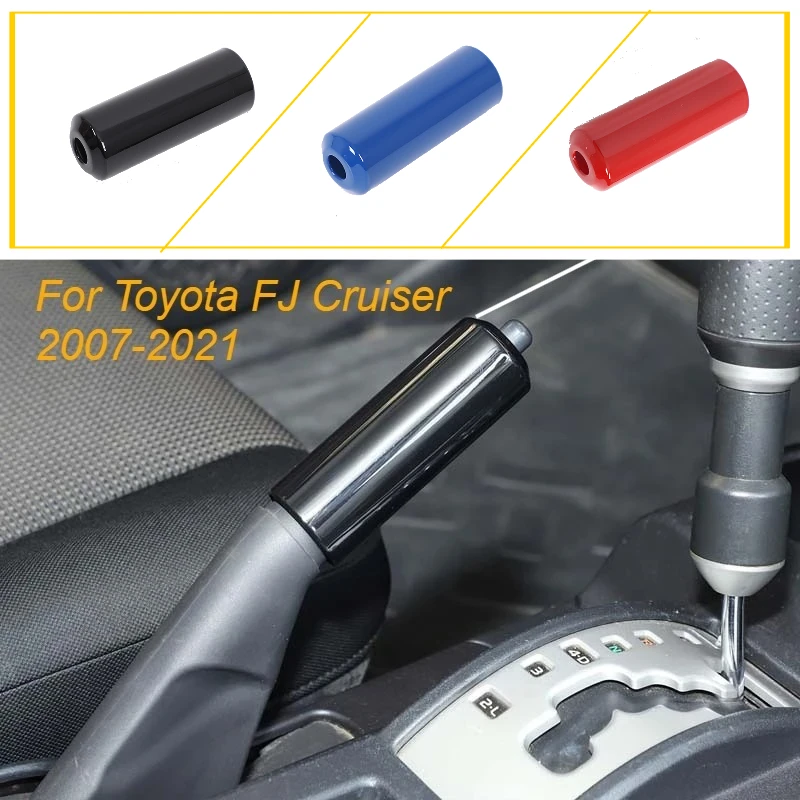 

For Toyota FJ Cruiser 07-21 handbrake lever cover Car Hand Brake Cover ABS Handbrake Guard Case Gear Shift Protector Decoration