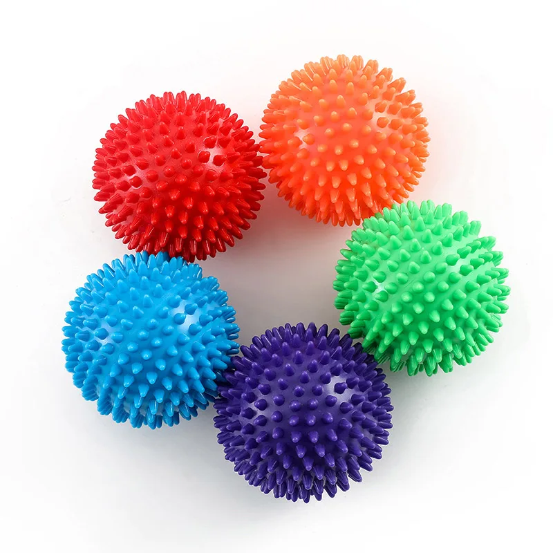 

7/7.5/9cm PVC Hedgehog Massage Ball Trigger Point Sport Hand Foot Pain Relief Fasciitis Reliever Massage Acupoint Ball