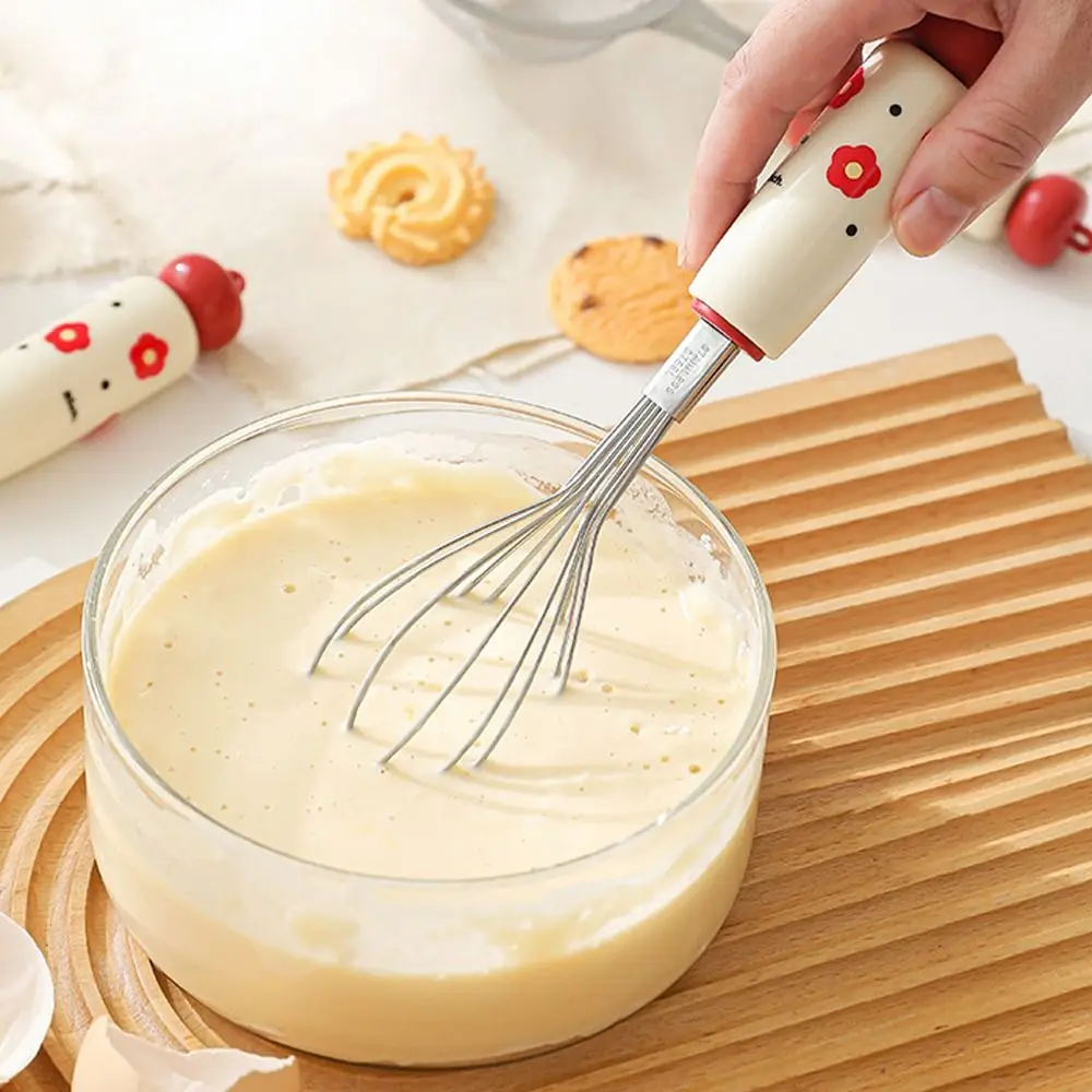 Durable Dopamine Egg Beater Spoon/Mud Compactor/Egg Separator Assistive Food Tools Cooking Spoon Stainless Steel Filter Spoon