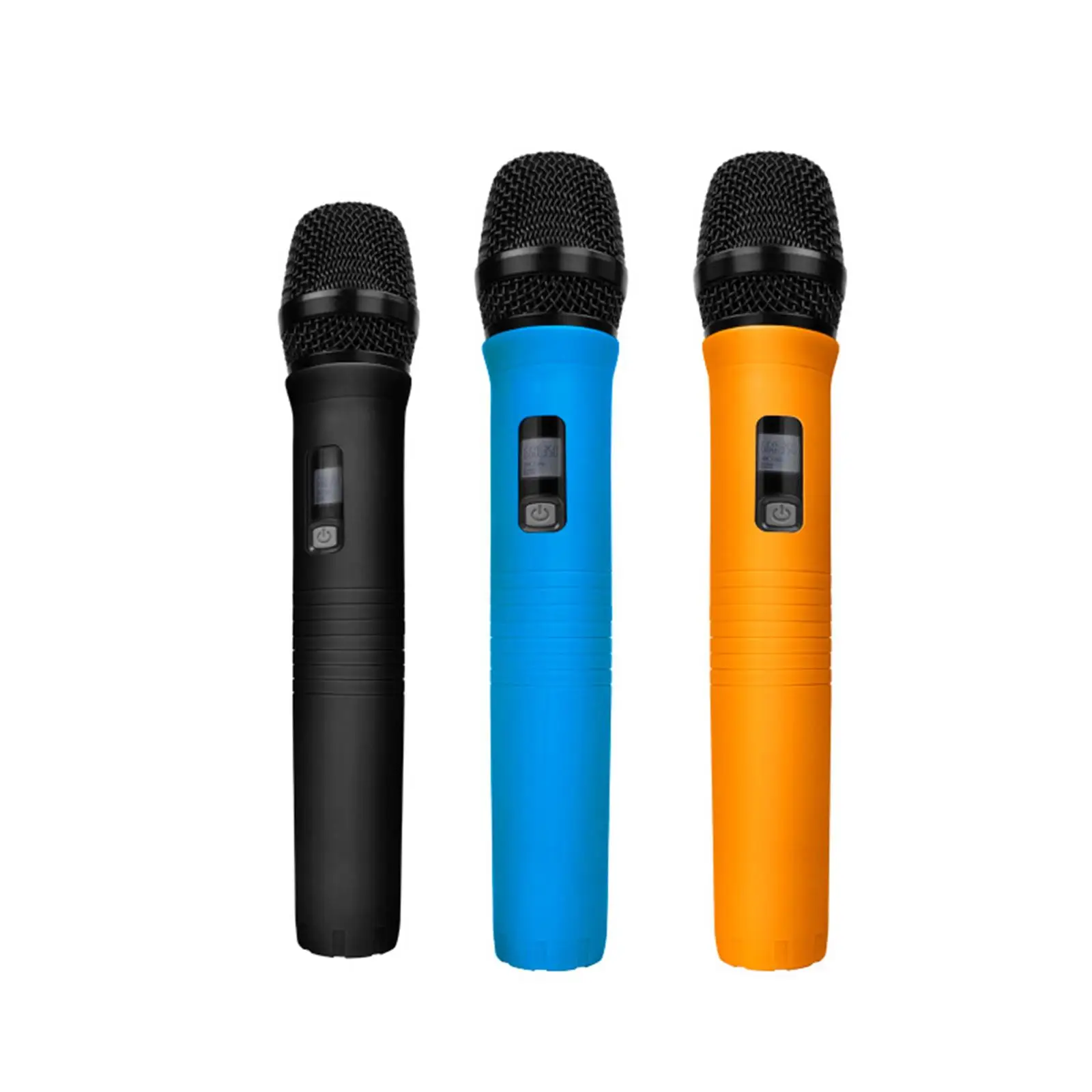 Microphone Handle Sleeves Protector Holder Universal Rubber Anti Slip Cover Sponge Foam Mic Windscreen for Live Show Wedding