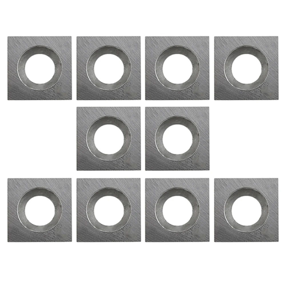 11x11x2.0mm R50 With Radius Square Carbide Insert Cutter Replacement Blades For Lathe Wood Turning Cutting Tool