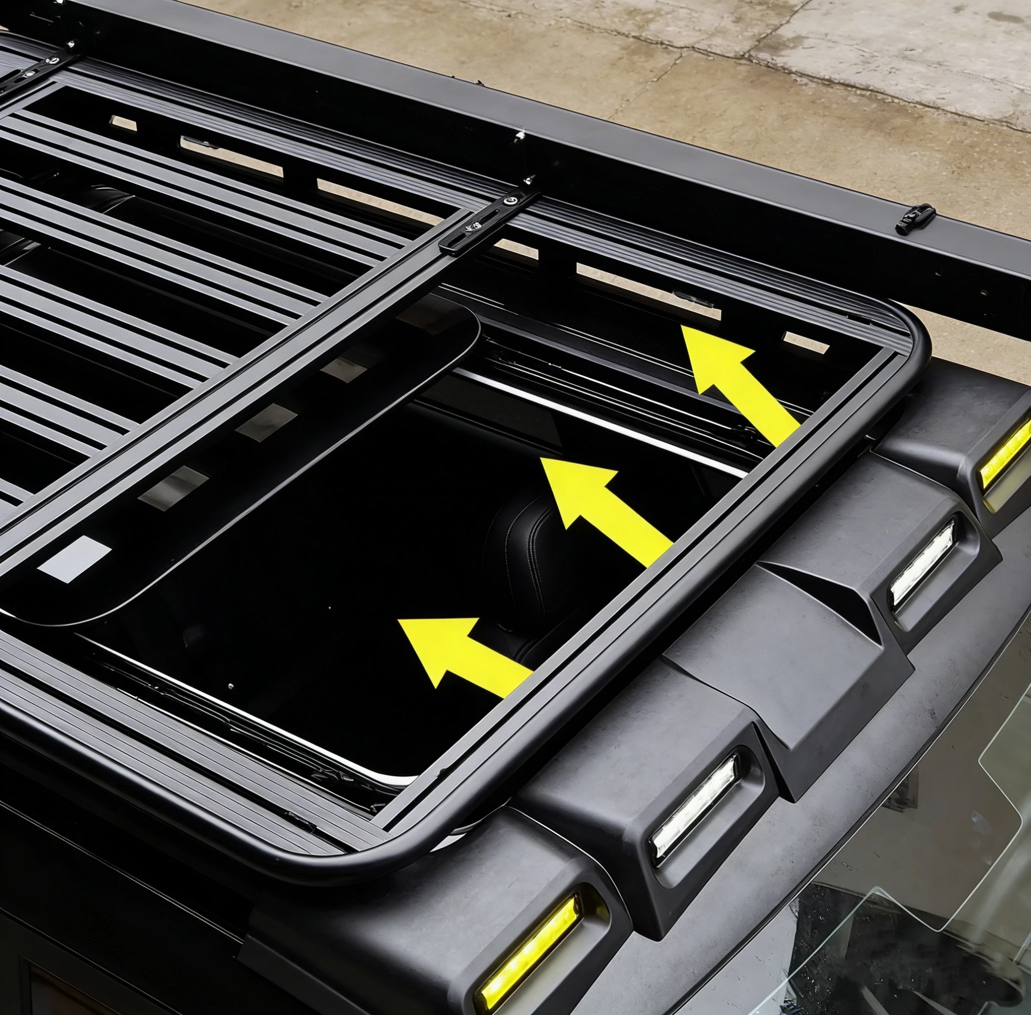 

Great Wall GWM Cannon Pickup Truck Aluminum Alloy Universal Roof Rack Car Roof Luggage Rack Platform Exterior Accessories