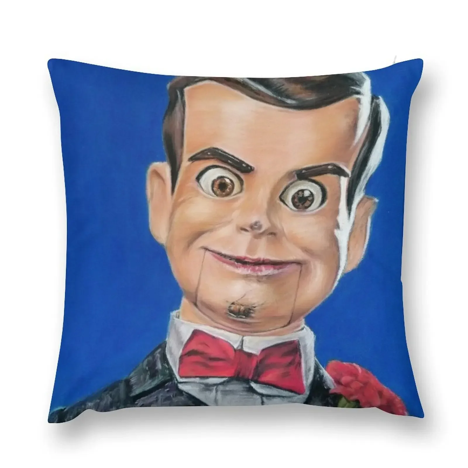 Spooky Goosebumps Ventriloquist Dummy Throw Pillow christmas cushions covers Decorative Cover For Living Room pillow