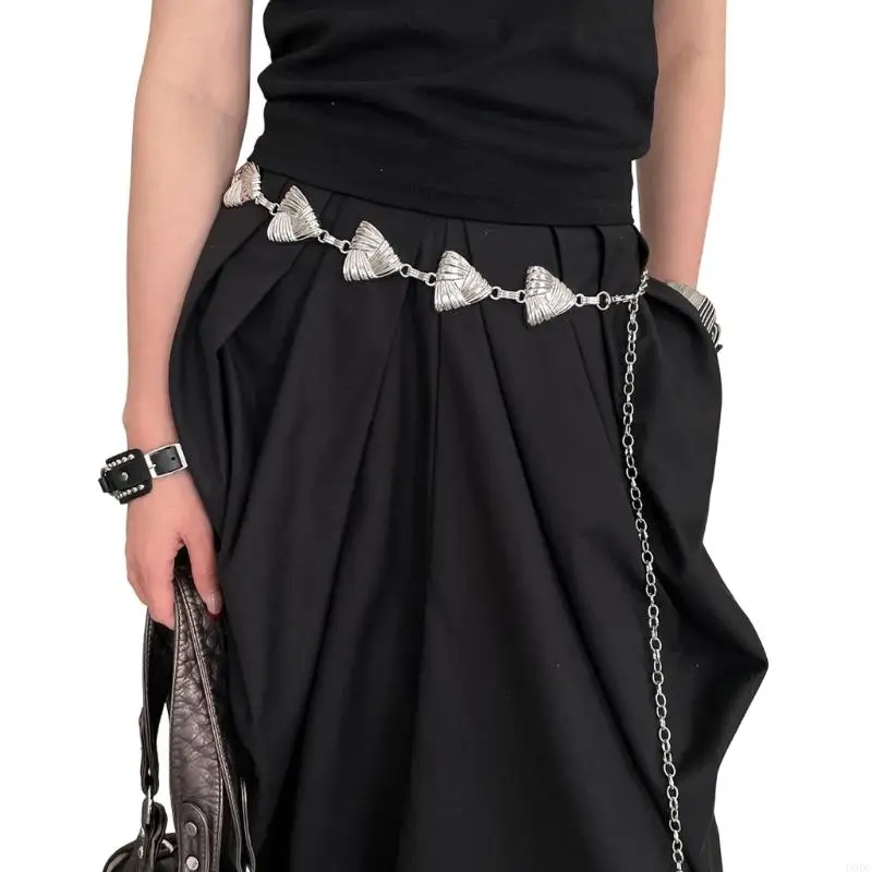Baroque Waist Chain Carved Conch Jewelry Chain Belt Belly Chain for Beach Y166