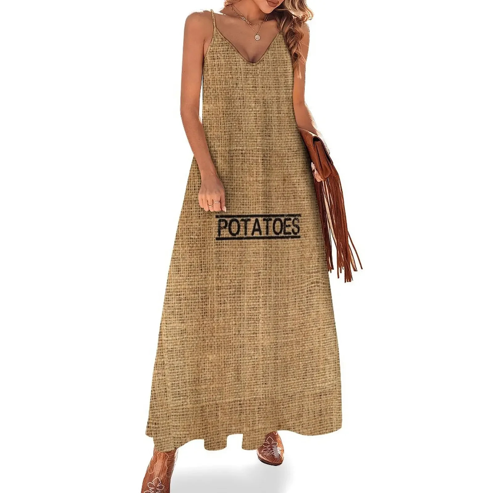 

Potatoes bag Sleeveless Dress women's evening dress 2024 Party dresses for women