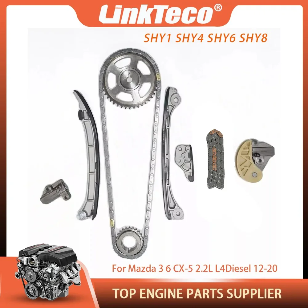 

Engine Parts Timing Chain Kit For Mazda 3 6 CX-5 2.2L 2.2T 2.2 L T L4 Diesel SHY1 SHY4 SHY6 SHY8 12-20 SH01-12-500 SH02-11-316