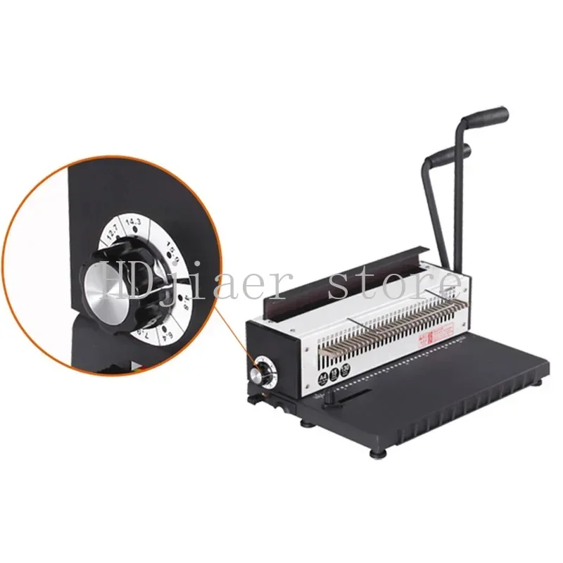 

TD-1500B34 Manual Punching & Binding Machine - A3/A4 Document Iron Ring Puncher, Pressing Ring Binding Tool