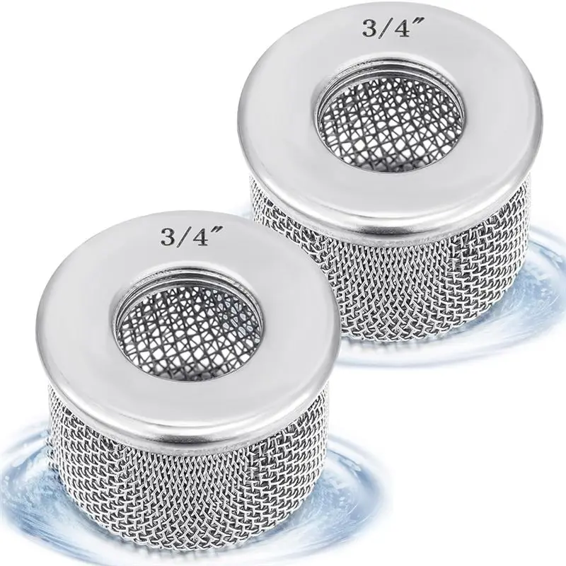 

AEE4-2 PCS Воздушный впускной фильтр Шланг на присоске Двойной экран с резьбой NPT 1,91- см для безвоздушного распылителя краски, входной фильтр насоса