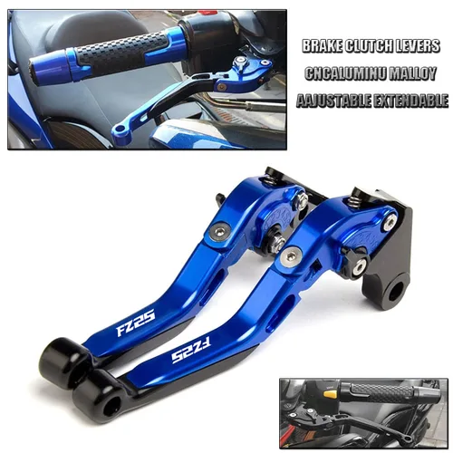 Para YAMAHA FZ25 FZ 25 FZ-25 2023 2022 2021 2020 2019 2018 2017 palancas de embrague de freno ajustables para motocicleta empuñaduras de manillar