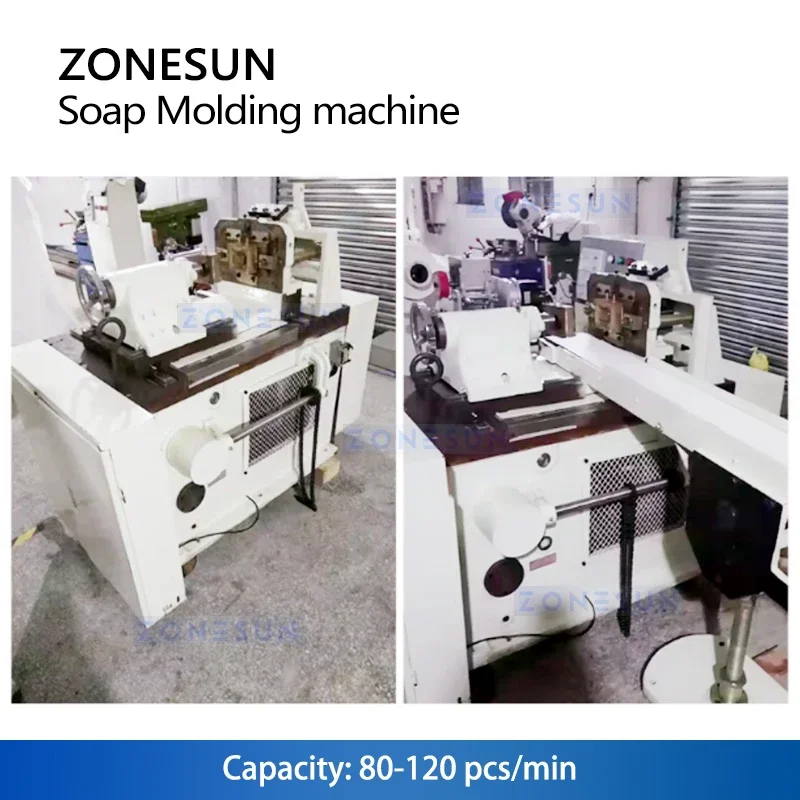 ZONESUN Taglierina per barre di sapone Macchina per fare barre di sapone Macchina per stampaggio di sapone ZS-SM120