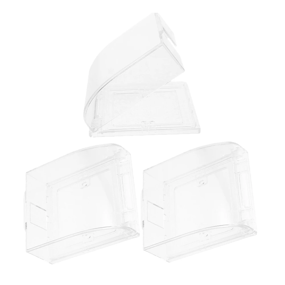 

3pcs Transparent Baby Safety Outlet Covers Protective Child Proof Socket Switch Plates Electrical Plugs Baby Proofing