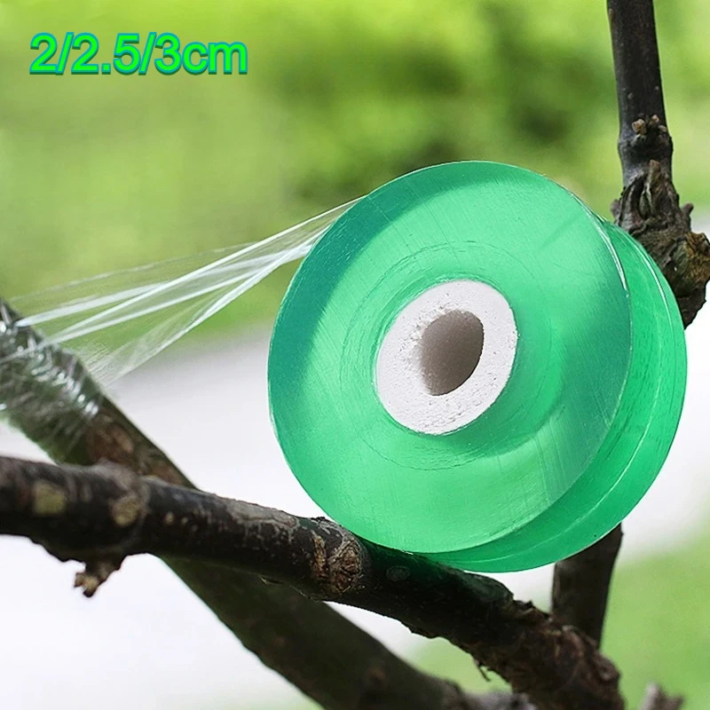 Self-adhesive PE Grafting Tape Film for Fruit Tree Grafting Plant Seedlings with Stretchable Width Garden Gardening Accessories