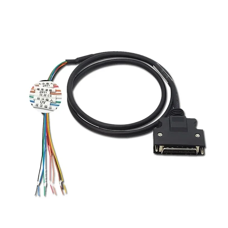 Replacement 50P Pulse Signal Cable for Mitsubishi Yaskawa Panasonic Servo CN1 X4 Port