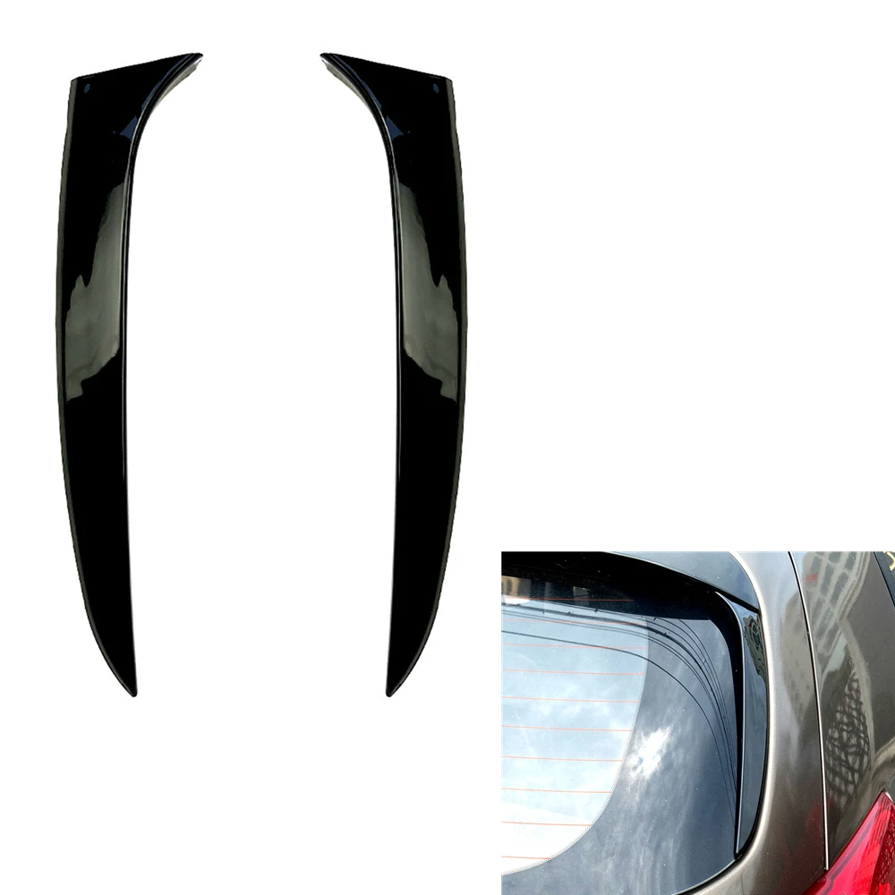 

Rear Side Spoiler Wing Lip Cover Trim For Kia Sportage 2011-2015 Gloss Black Trunk Window Upper Windshield Shade Splitter Shield