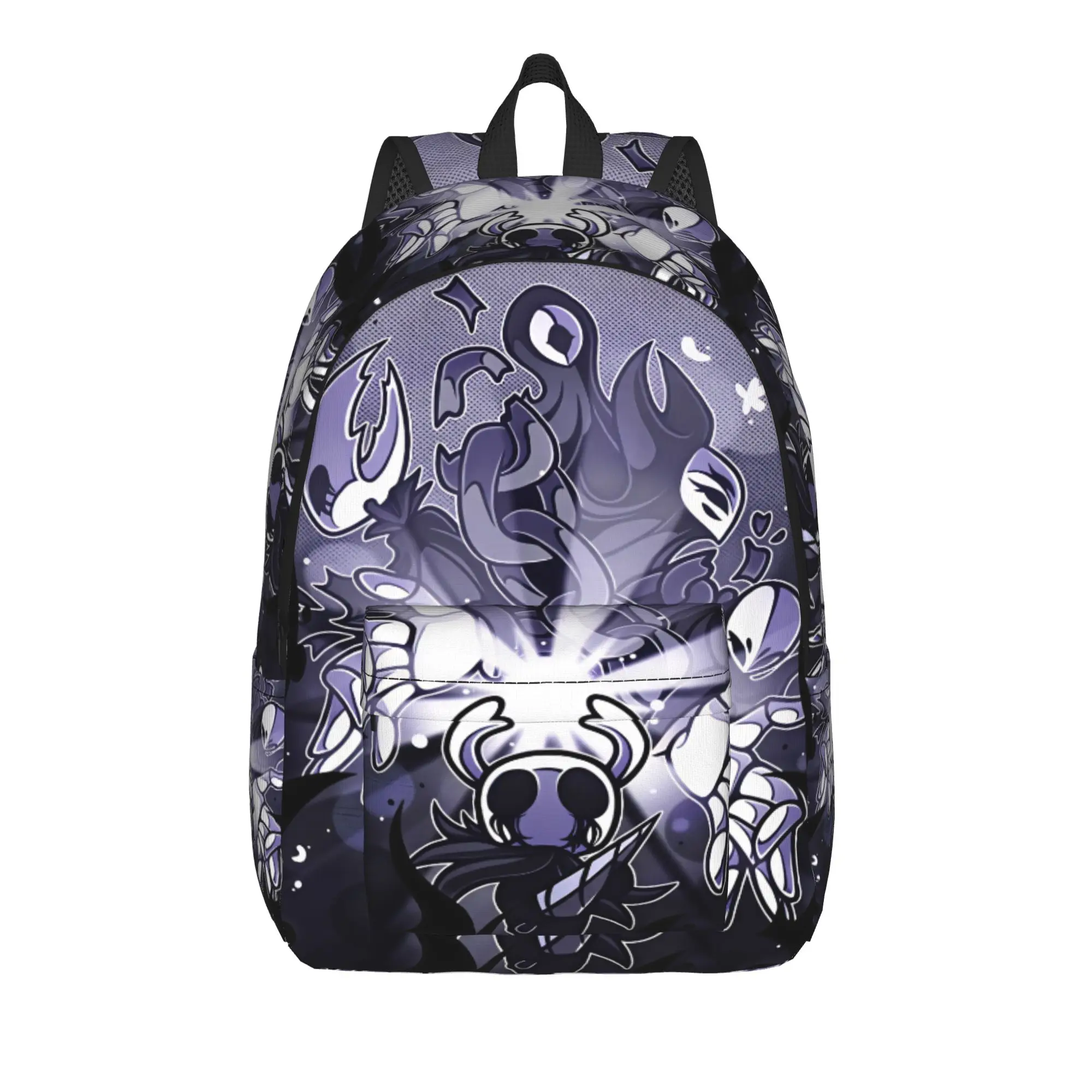 Hollow Knight Backpack Men  Soft Backpacks Polyester Pretty High School Bags Travel Colorful Rucksack