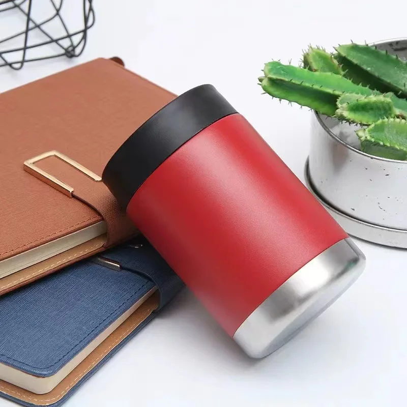 1 Piece 12oz Stainless Steel Cup Portable Coke Can Coffee Can Double-layer Vacuum Suitable For Car Travel