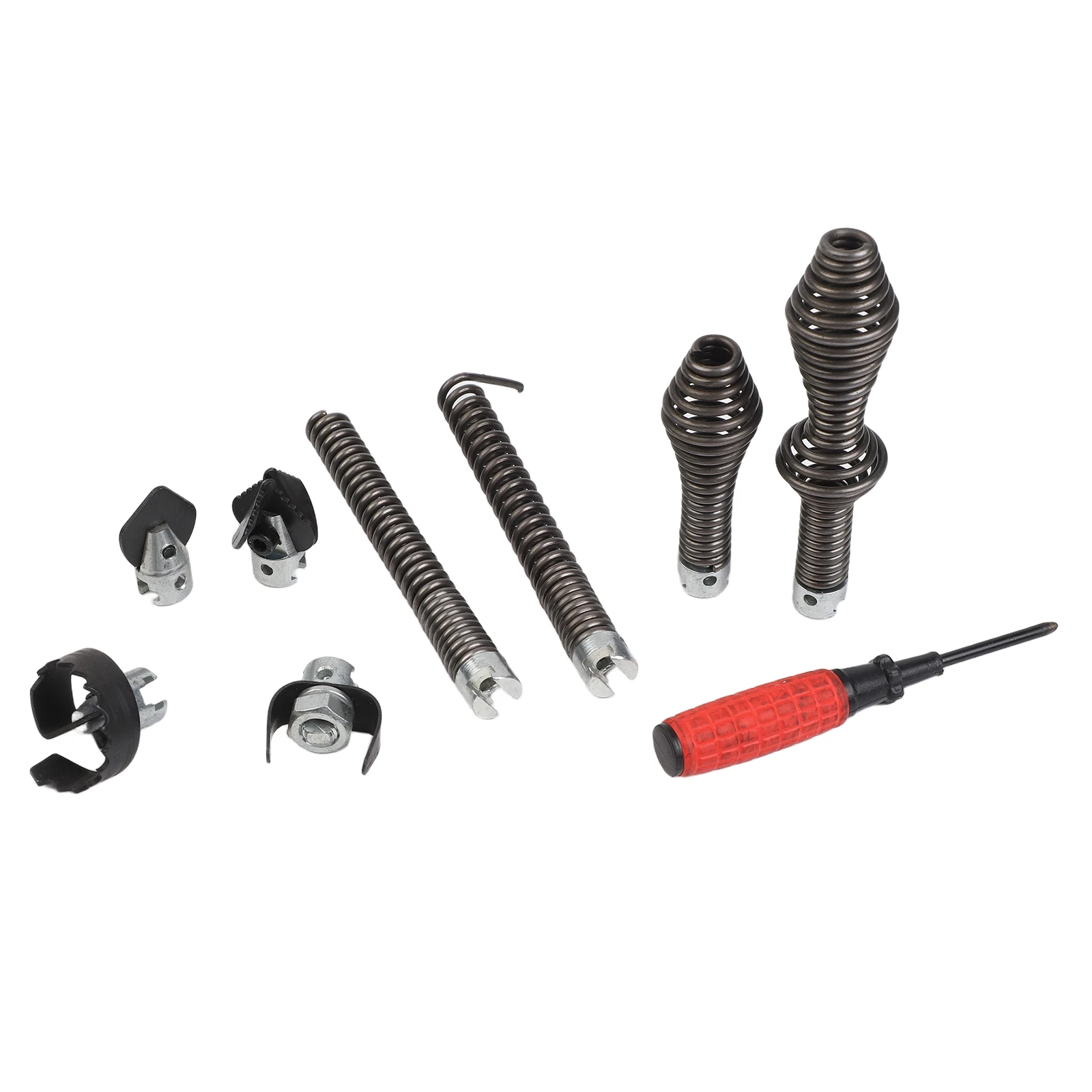 9pcs Manganese Steel Drain Cleaner Auger Set For For Ridgid For C8 Pipe Dredging Machine Accessories Plumbing Tool Kit view 5