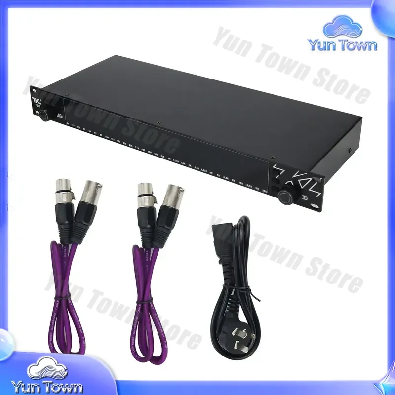 T531 TKL Digital Equalizer 31-Band Spectrum Display for Noise Reduction Stage Performance Audio Product Accessory for KTV