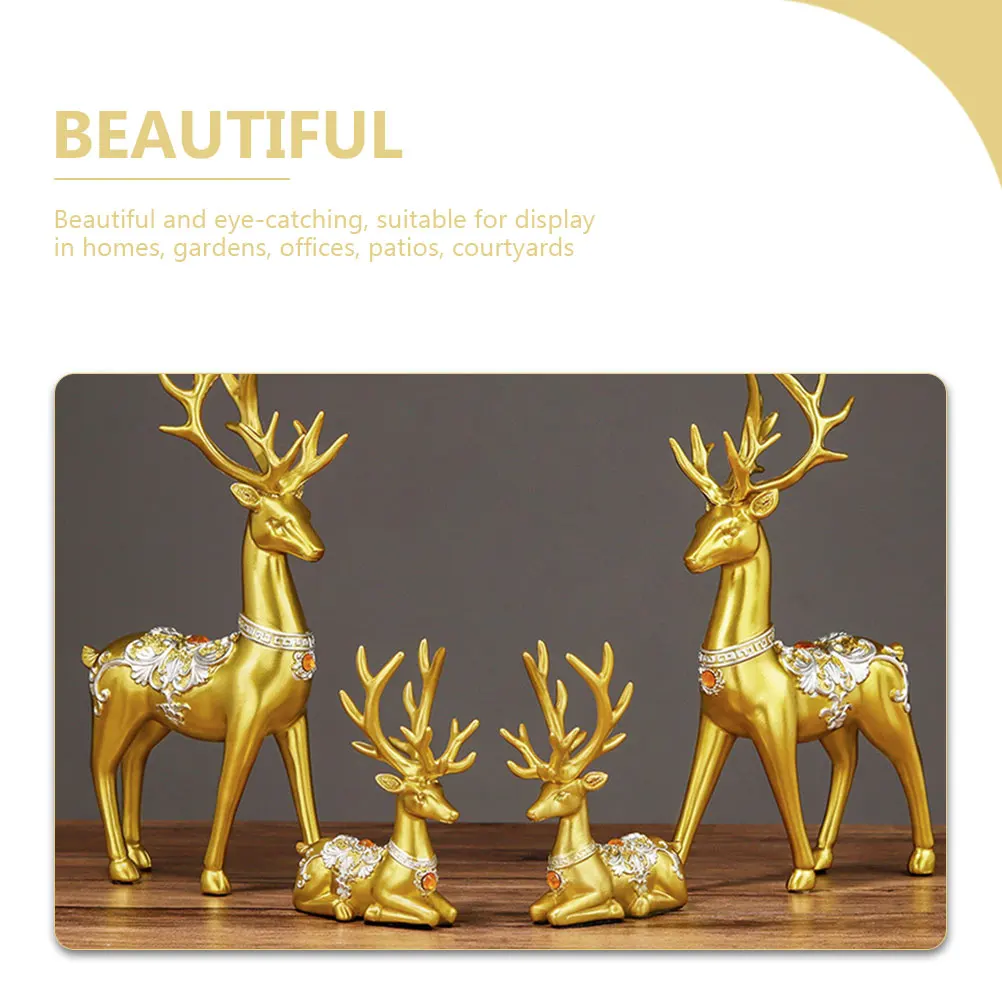 

1 set 1 Set Resin Statue Realistic Home Garden Office Decor Desktop Ornament Christmas Gift Photography Prop Landscape Sculpture