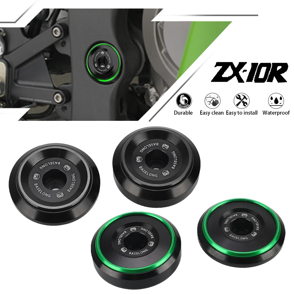 

For Kawasaki NINJA1000 Z1000SX Ninja1000SX Z1000 ZX-10R Frame Hole Caps Cover Plug ZX-10RR NINJA 1000 1000SX Z 1000 Motorcycles
