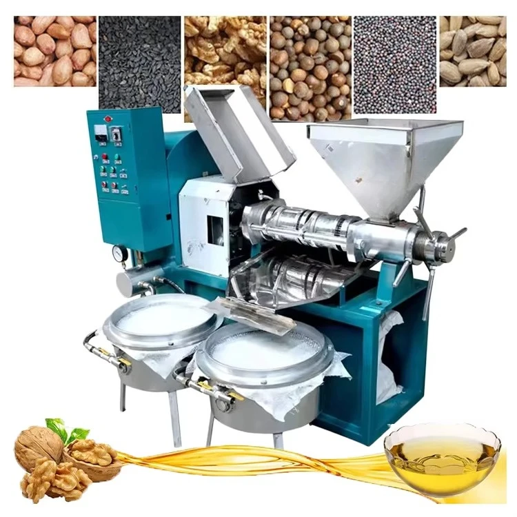 Small Business Full Automatic Cooking Oil Making Sunflower Oil Production Line Sesame Peanut Soybean Seeds Oil Press Plant