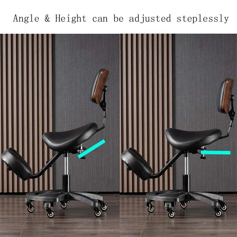 Ergonomic Office Chairs Saddle Computer Chair Comfortable Work Chair with Wheels Adjustable Sitting Posture Kneeling Chairs