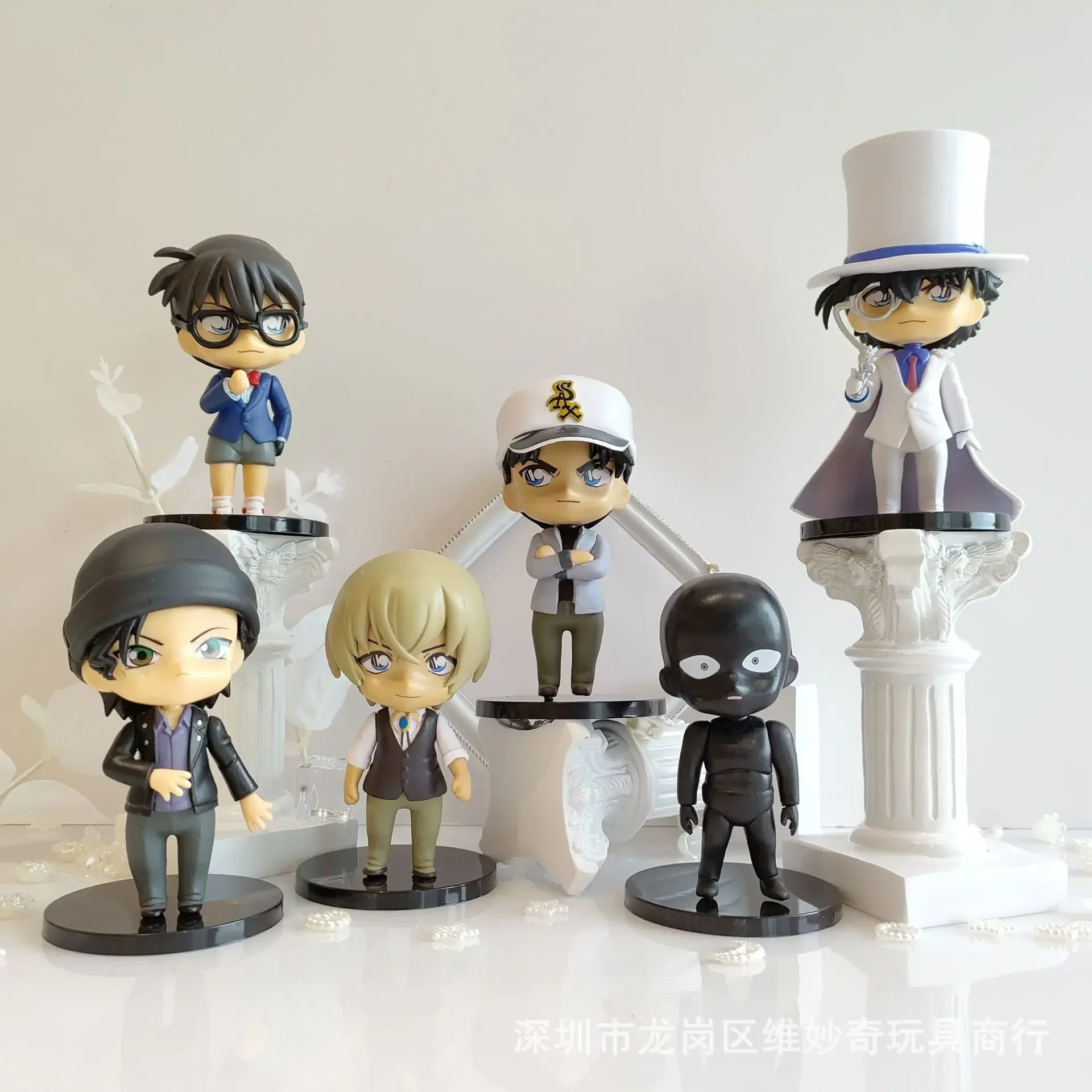 

Detective Conan Figure Cute Version of Phantom Thief Kidd Shuichi Akai Anime Figure