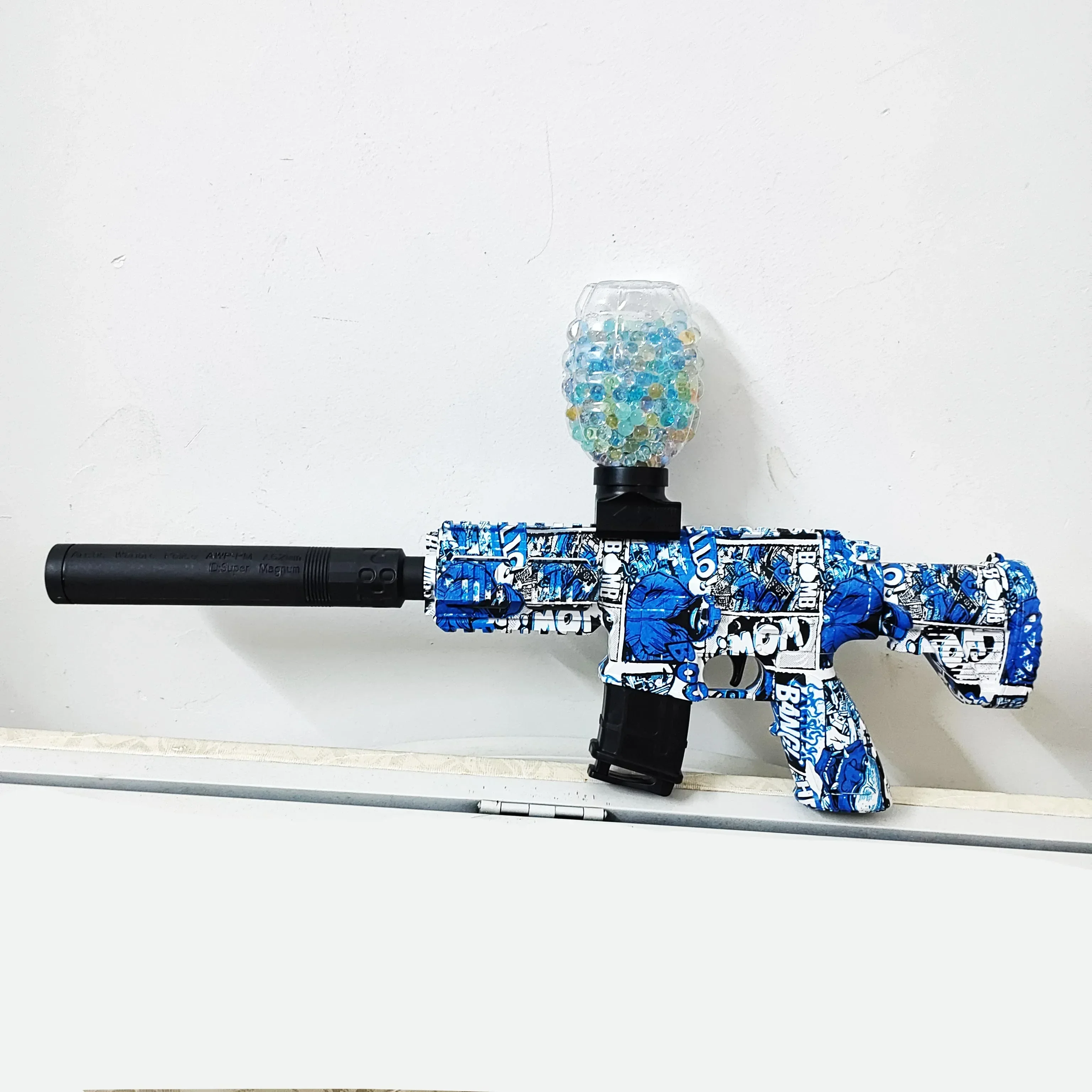 Pistolet jouet Blaster automatique M416, arme de tir à grande vitesse, jouets d'extérieur d'été pour enfants, activités, jeu d'équipe