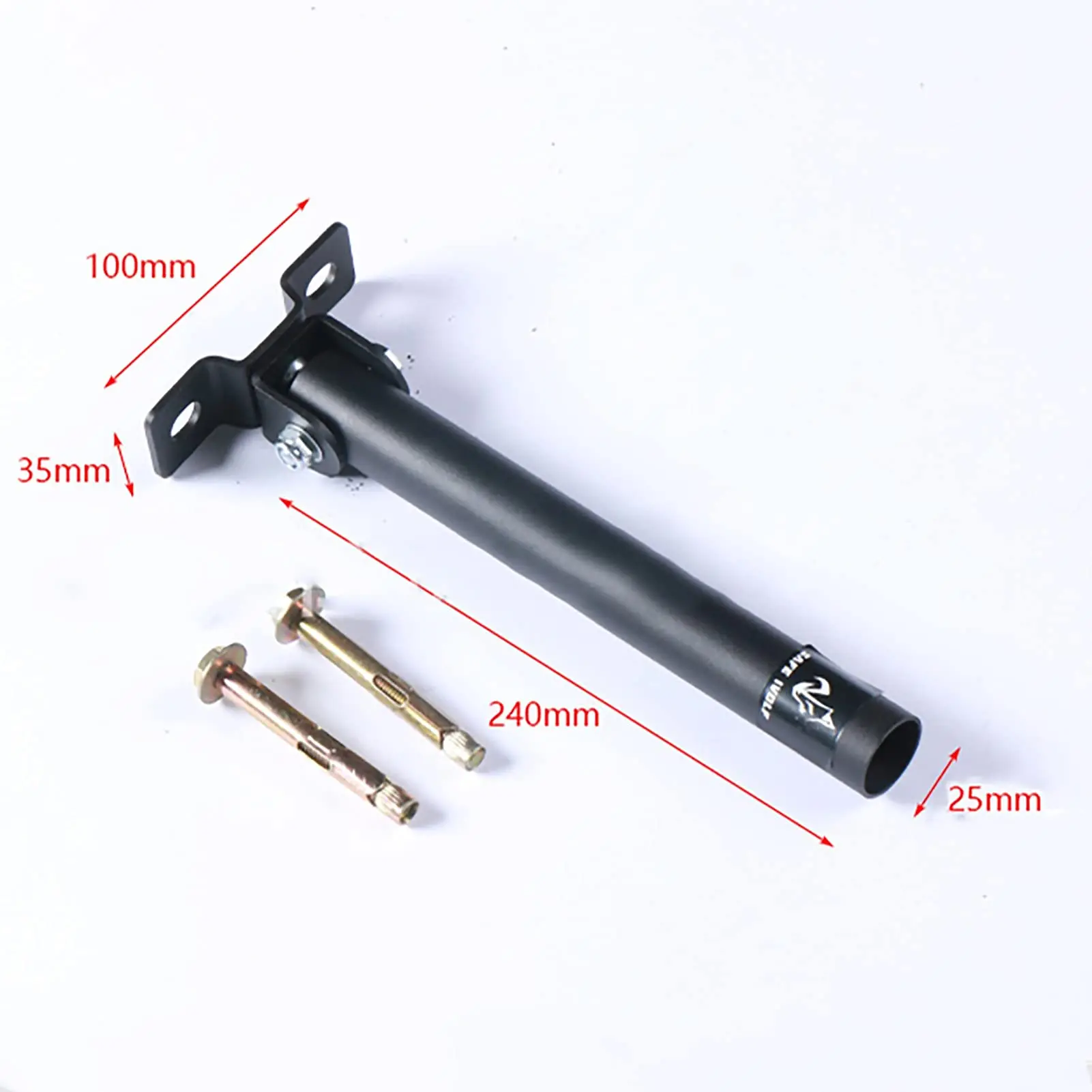 25/50mm T Bar Wall Mount Attachment Barbell Storage Gym Equipment Install on Floor or Wall Holder T-bar Row Accessories