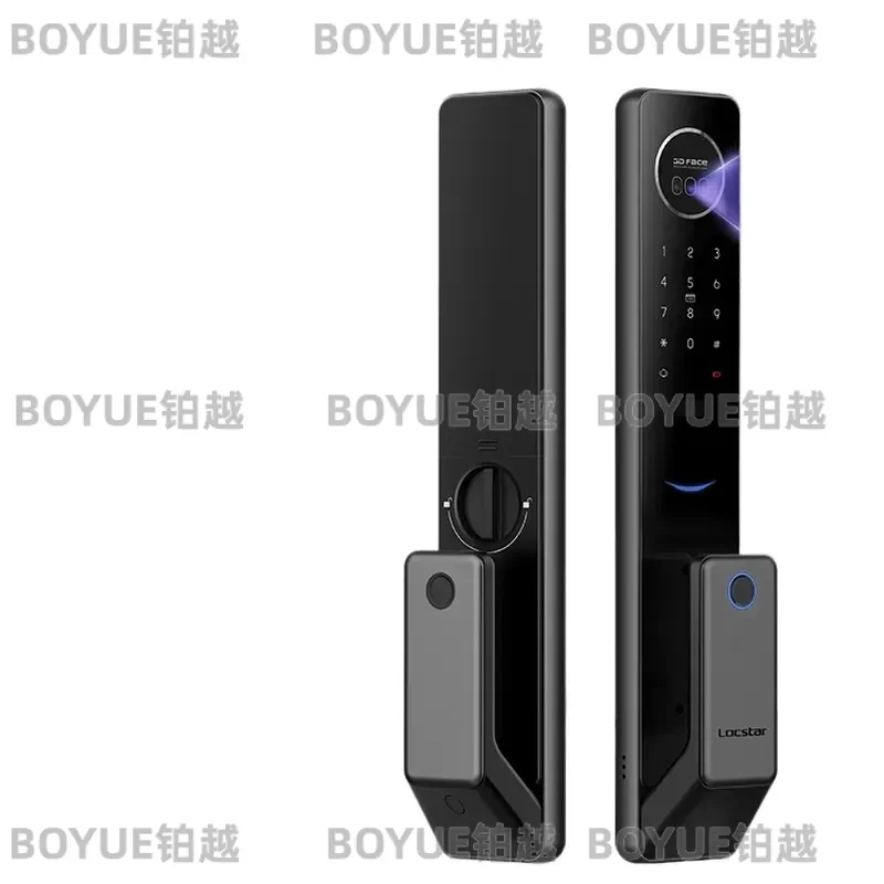 Smart Door Lock with Fingerprint and Facial Recognition Keyless Entry Automatic Deadbolt for Home Security