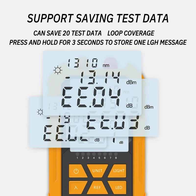 1 قطعة مقياس الطاقة الضوئية الضوء الأحمر الكل في واحد آلة الضوء الأحمر الألياف البصرية القلم ضوء صغير التوهين تستر السيراميك الأساسية #4