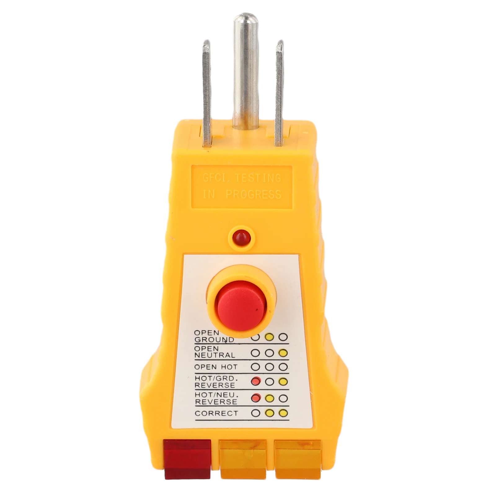 Electrical Wiring Fault Detector Handheld Tester Handheld Tester Socket Safety Tester Quick Safety Testing Compact Design