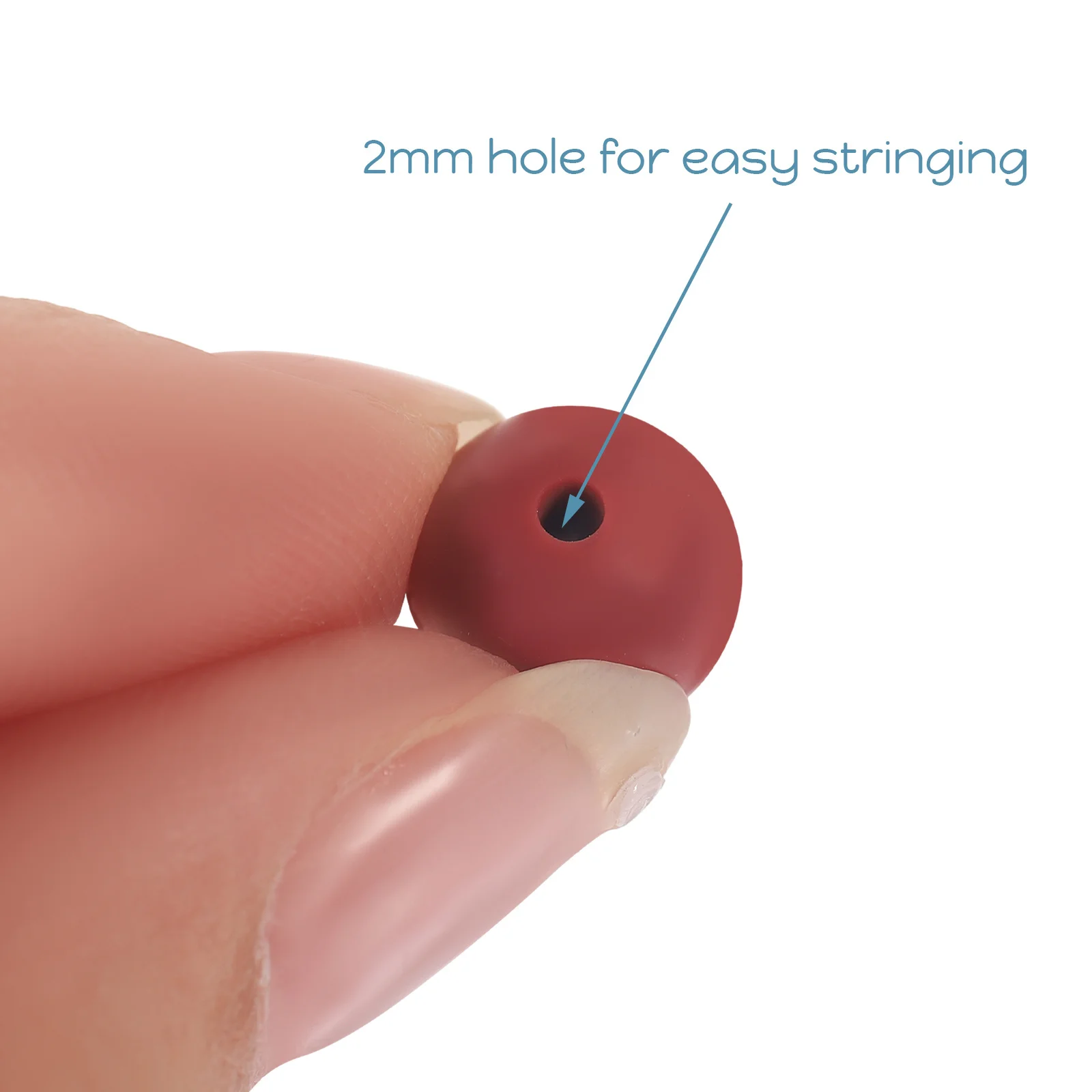 

100Pcs Premium Quality Silicone Beads for DIY Necklace Bracelet Making Jewelry Crafts No Burrs Safe for Baby Teething