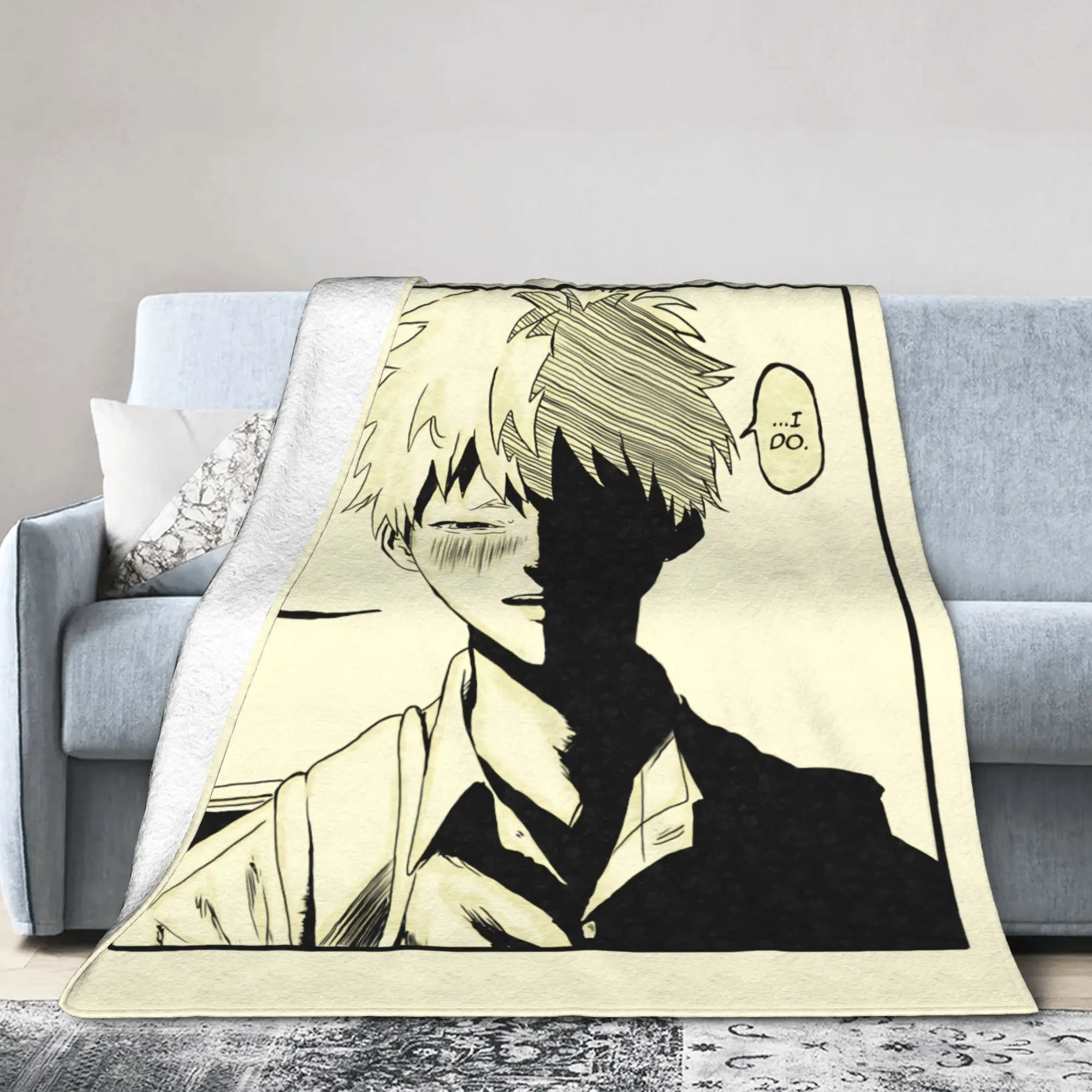 The Summer Hikaru Died Flannel Blanket Doodle Crazy Custom Throw Blankets for Home 150*125cm Bedspread,