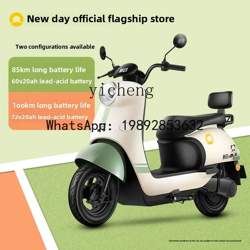 AB  Electric Vehicle 60V Women's Adult Commuter Battery Car Turtle King Electric Moped