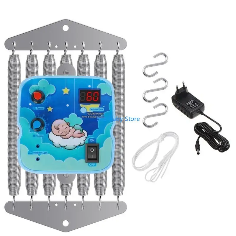 29EE وحدة تحكم كهربائية لأرجوحة الأطفال مع مؤقت تشغيل هادئ للتحكم في هزازات الأطفال #2