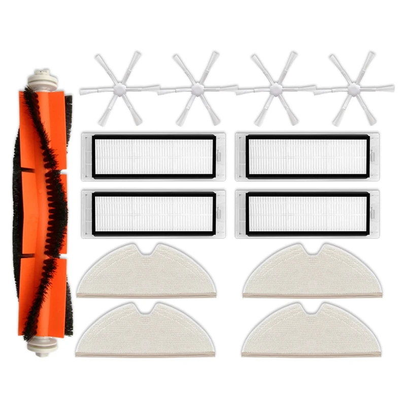 Für xiaowa e352 roboter reiniger hauptseite bürste hepa filter mop tuch ersatzteile zubehör
