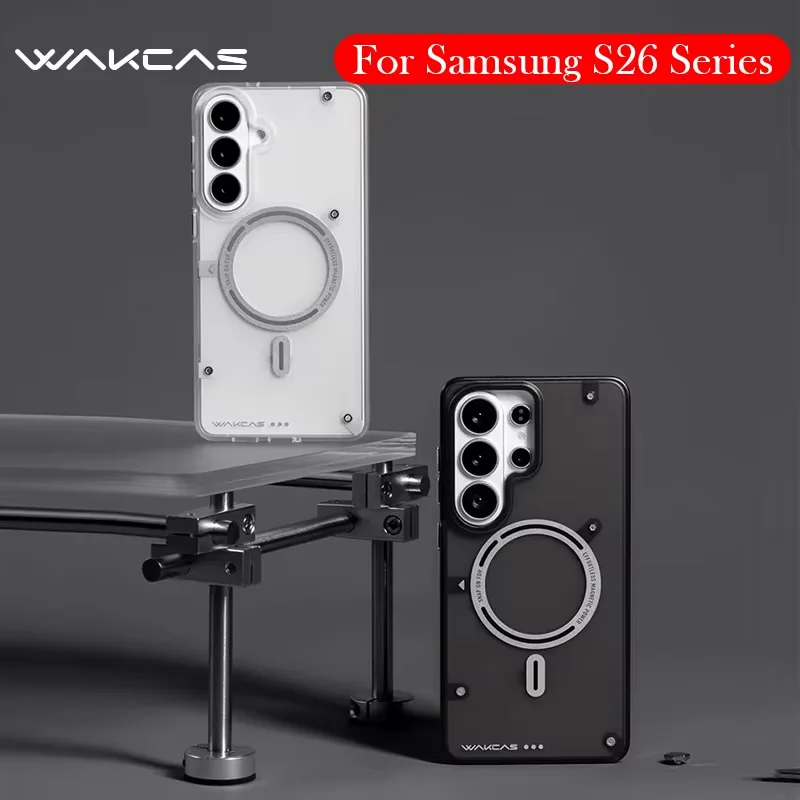 Wakcas Matte Case For Samsung S26 Ultra PRO Shockproof Back Cover Case for SAMSUNG S26 ULTRA