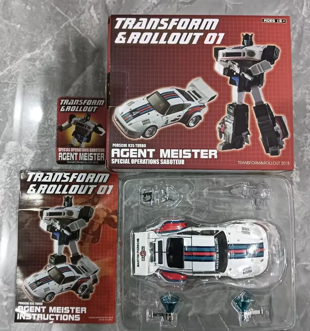 Transformatie Rollout TnR TR-01 TR01 Agent Mister Jazz Auto MP Schaal Action Figure Robot Model Speelgoed met Doos