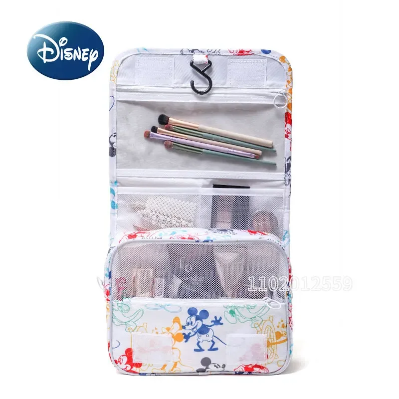 Disney Original Mickey New Cosmetic Bag Large-capacity Fashion Lipstick Bag Luxury Brand Portable Travel Storage Cosmetic Bag