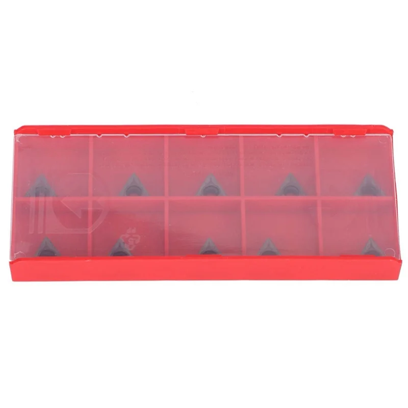 

10pcs CNC Carbide Insert Blade TCMT110204 VP15TF Turning Tool For Stainless Steel Processing
