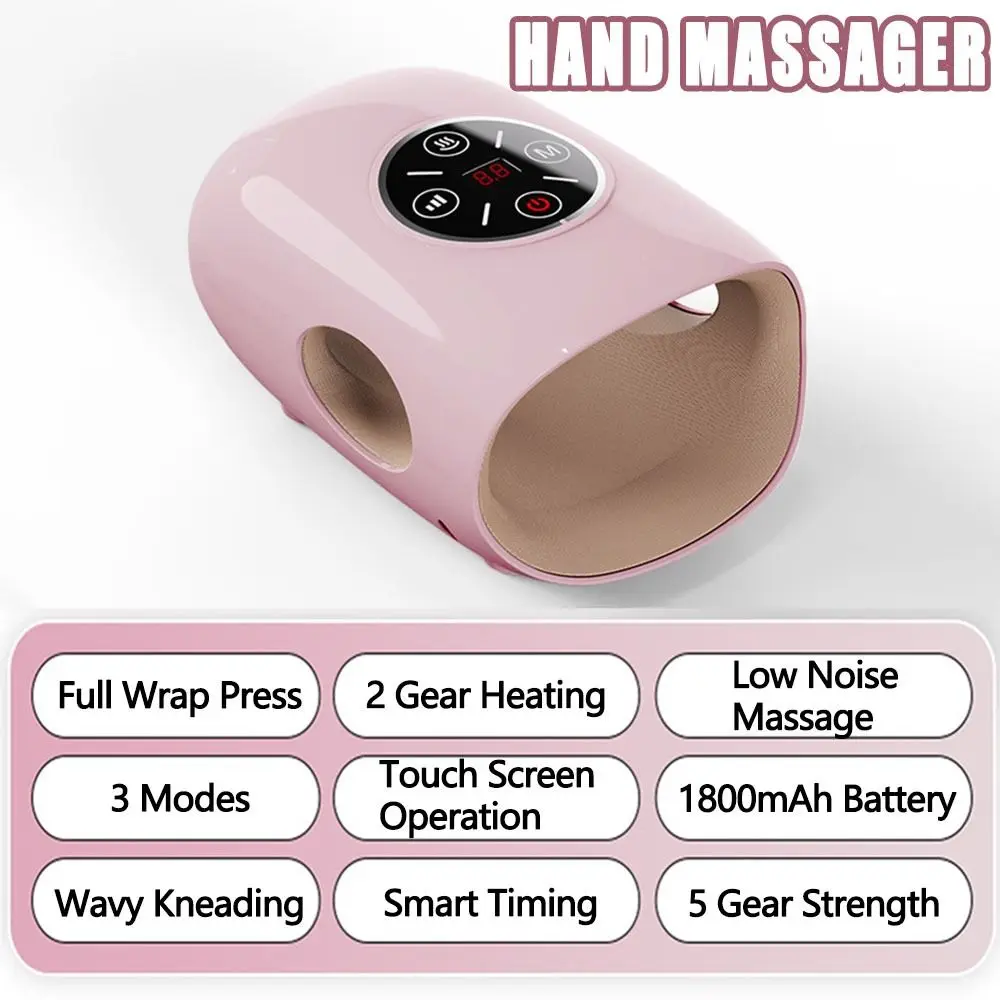 

Беспроводной ручной массажер, регулируемый горячий компресс Acupoint, подушка безопасности, ручной массажер, горячий компресс, 3 режима, электрический массажный инструмент