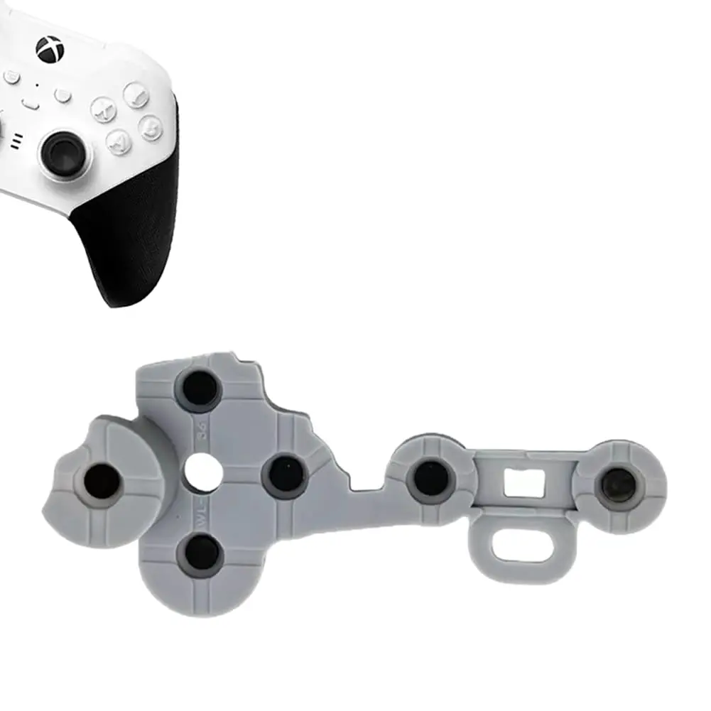 1 Set Silicone Conductive Rubber Pads Replacement for Xbox One Elite Series 2 Controller Models 1797 Parts for Adhesive Button