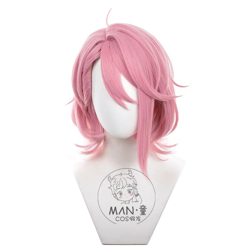 Anime Dandadan Cosplay Aira Shiratori Pruik Kort 35 cm Hittebestendig Synthetisch Haar Halloween Kostuum Rollenspel Party Pruiken