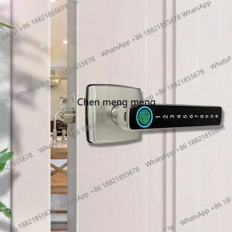 Fingerprint lock, office one grip, password lock, indoor wooden door smart, door lock 2